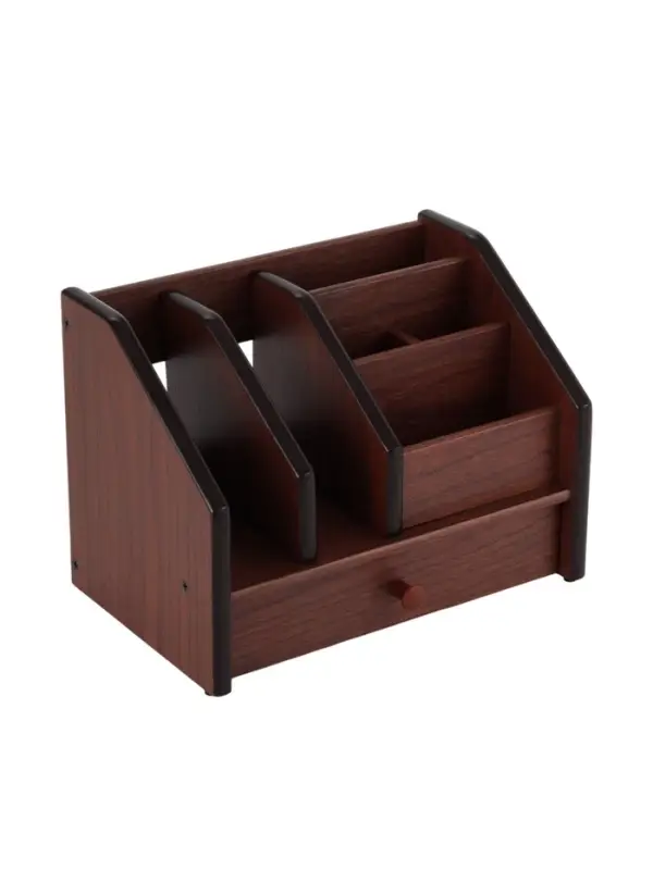 Органайзер 6 секций, ящик, дерево в полоску, 22&times;15&times;16 см