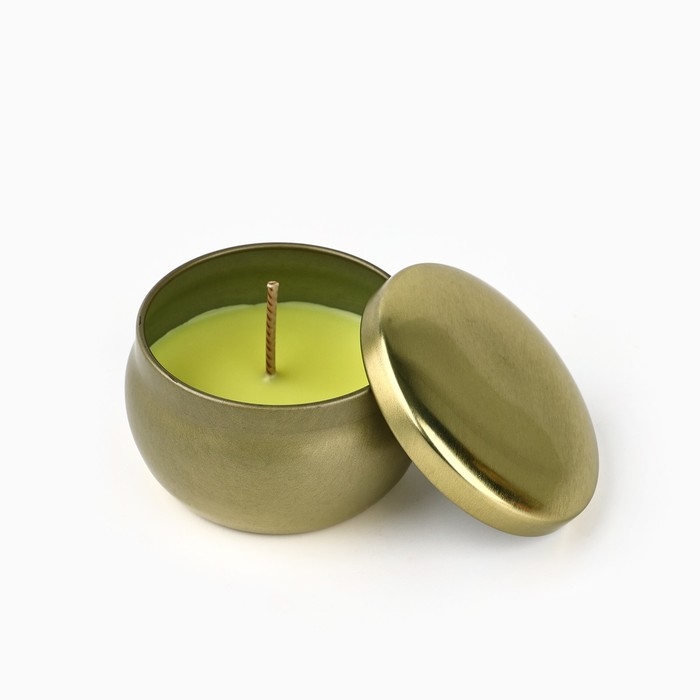 Новогодняя ароматическая свеча в банке «Новый год: Богатство», аромат ваниль, 6 х 6 х 4 см. Новогодняя ароматическая свеча в банке «Новый год: Богатство», аромат ваниль, 6 х 6 х 4 см.