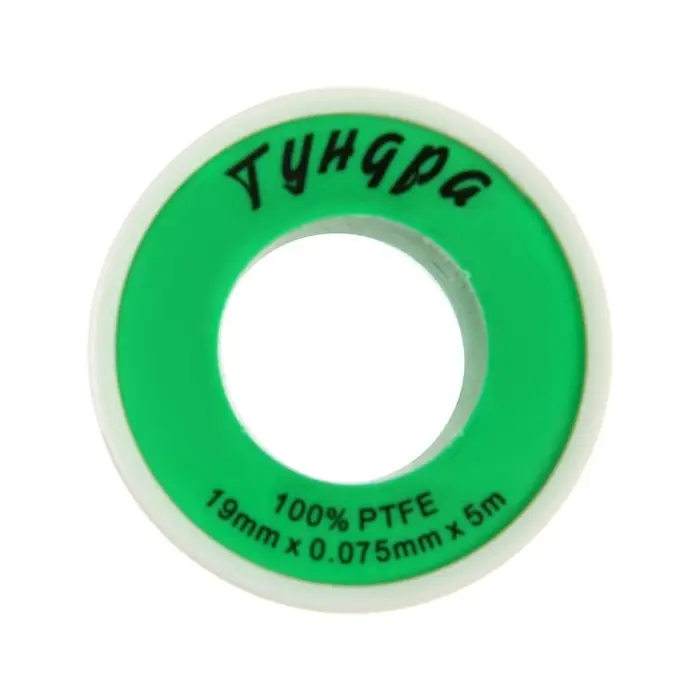 Лента ФУМ ТУНДРА 19 мм × 0.075 мм × 5 м Лента ФУМ ТУНДРА 19 мм × 0.075 мм × 5 м