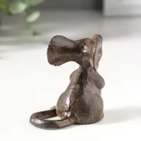 Сувенир чугун "Маленькая мышка" 7х5х6,5 см