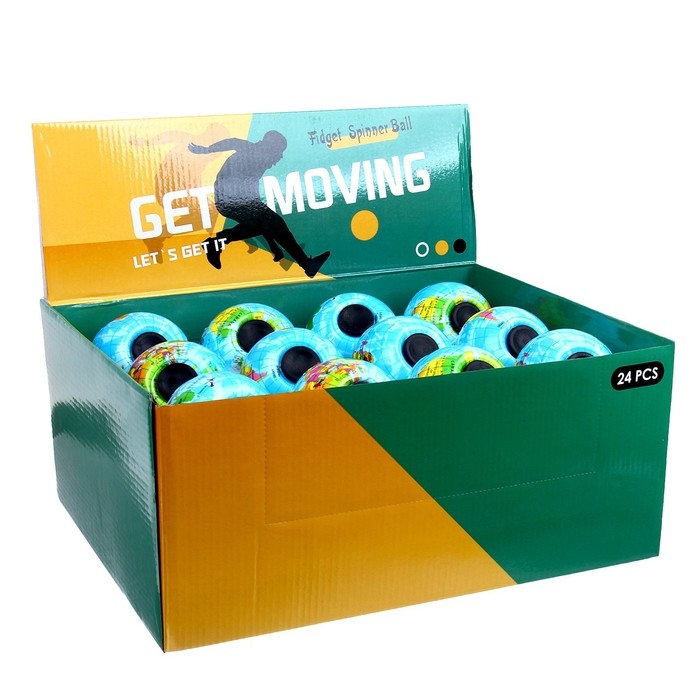 Мяч «Глобус», со спиннером Мяч «Глобус», со спиннером