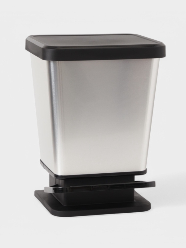 Контейнер для мусора с педалью Контейнер для мусора с педалью "Металл" 20л