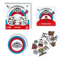 Настольная игра на реакцию и внимание &laquo;Дуббль&raquo; Россия, 55 карт, 7+