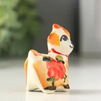 Фигурка фарфор &laquo;Козлик Иванушка&raquo;, 4.8 см, гжель, цветная, МИКС