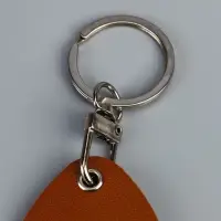 Брелок чехол для магнитных ключей, капля, рыжий 4,4х5,5 см