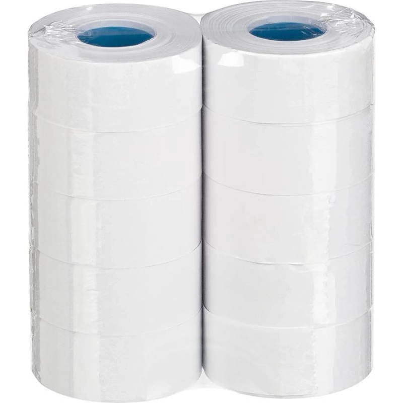 Этикет-лента 26х16 прямая белая,1000шт/рул,10рул/уп