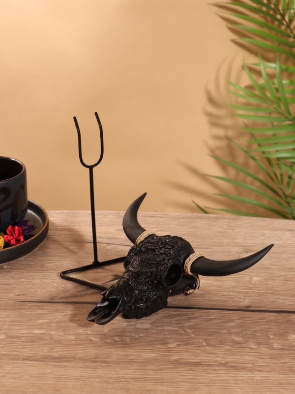 Сувенир «Череп буйвола», на стойке, 18×10×21 см Сувенир «Череп буйвола», на стойке, 18×10×21 см