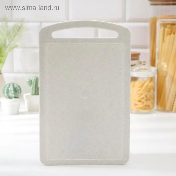 Доска разделочная, 17×27 см, цвет МИКС