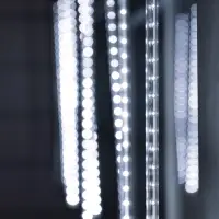 Гирлянда &laquo;Сосульки&raquo; 3&times;0.5 м, IP44, прозрачная нить, 288 LED, свечение белое с эффектом стекания, 12 В