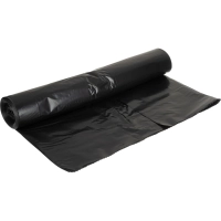Мешки для мусора ПВД 480л 65мкм 5шт/рул черные 130х170см Luscan