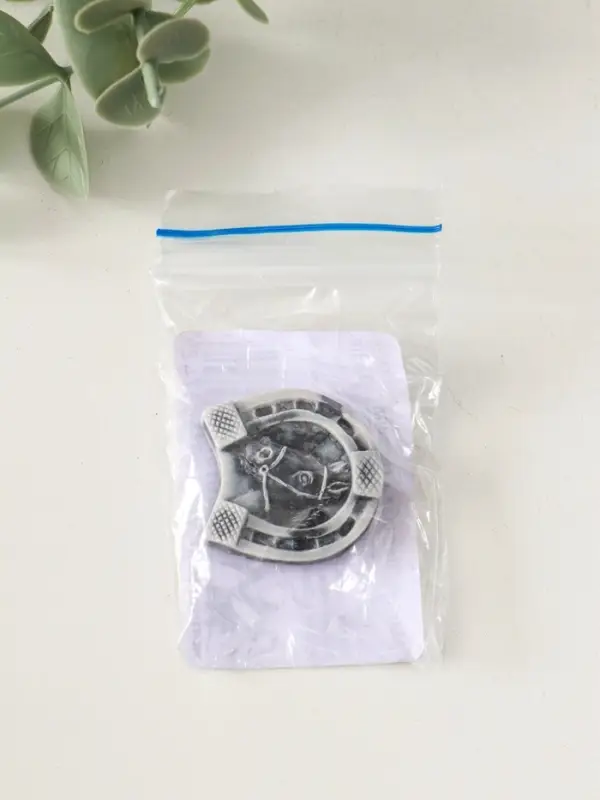 Магнит на холодильник &laquo;Подкова с головой лошади&raquo;, 3 см