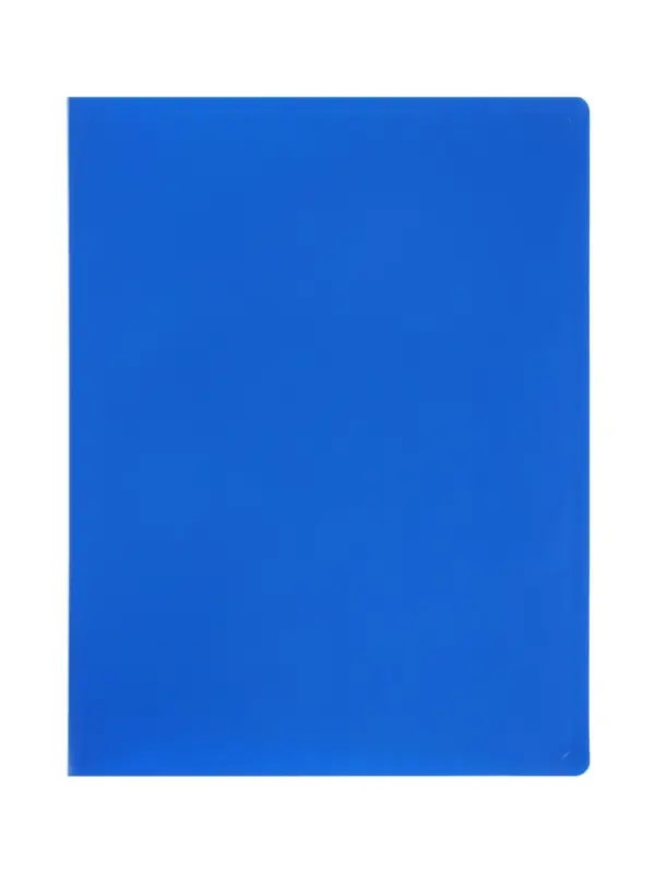Папка с 40 вкладышами А4, 500 мкм, Calligrata, текстура &laquo;песок&raquo;, синяя