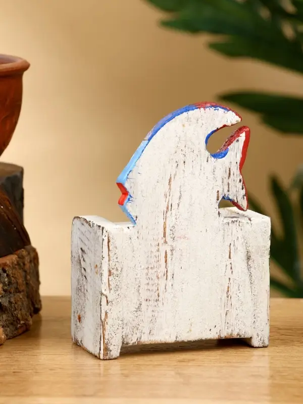 Календарь настольный «Рыбка», 7×4×10 см, дерево, сине-белый Календарь настольный «Рыбка», 7×4×10 см, дерево, сине-белый