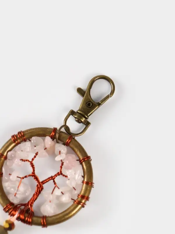 Брелок ловец снов Брелок ловец снов "Великое древо" 19 см, цв. нежно-розовый