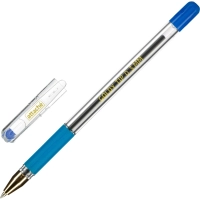 Ручка шариковая неавтом. Attache GOLDY TIP дш0,5мм лин0,3мм син, манж,прозр