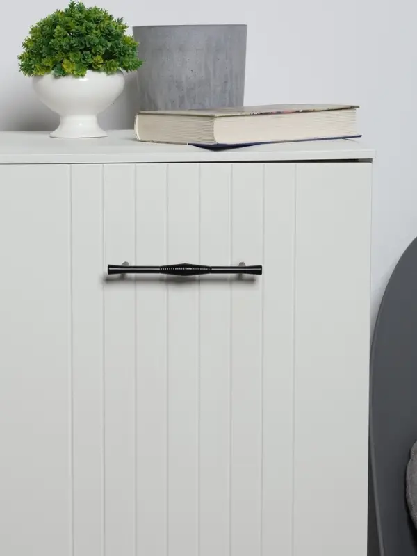 Ручка-скоба CAPPIO Лабиринт, цинк, м/о 128 мм, цвет черный