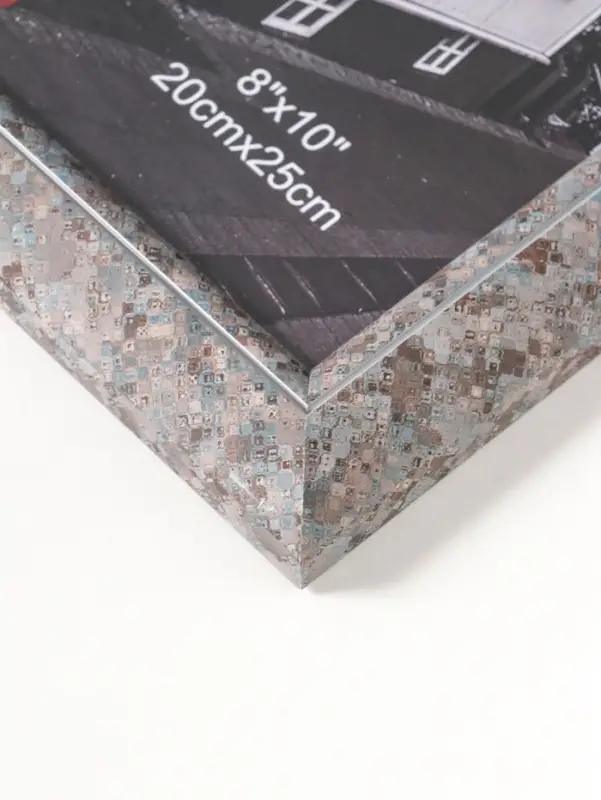 Фоторамка пластик 20х25 см "Марокканская мозаика" оттенки коричневого 29,8х25х2 см