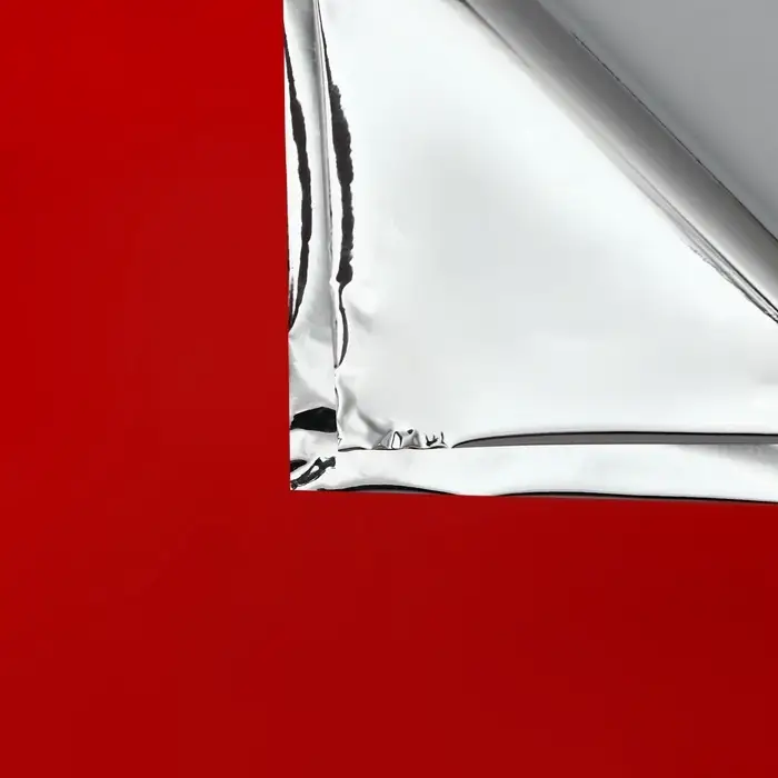 Плёнка упаковочная матовая, 70×100 см, красный