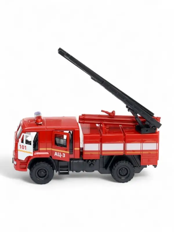 Машинка металлическая «Пожарная автоцистерна», открываются двери, 15 см