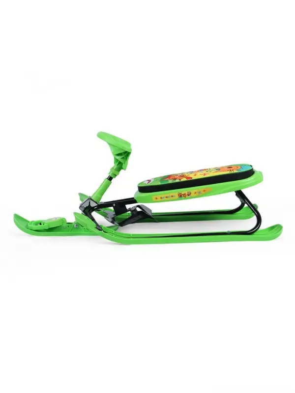 Снегокат &laquo;Три Кота&raquo;, зелёный, СНК/ТК Nika Kids
