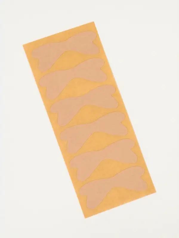 Наклейки против вросших ногтей, 6 шт., 4.5&times;1.7 см, бежевые