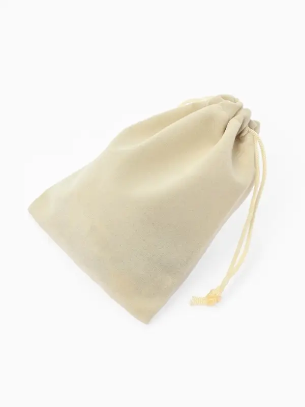 Набор мешочков бархатных 50 шт., 10&times;12 см, бежевый