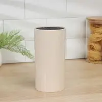 Подставка для ножей с наполнителем Доляна «Нежность», 22×11 см, цвет бежевый