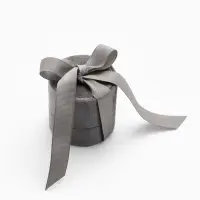 Футляр под серьги, кольцо &laquo;Сюрприз&raquo;, корейский бархат, 5.8&times;5.3 см, серый