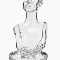 Бюст для украшений, 13&times;21&times;32 см, прозрачный