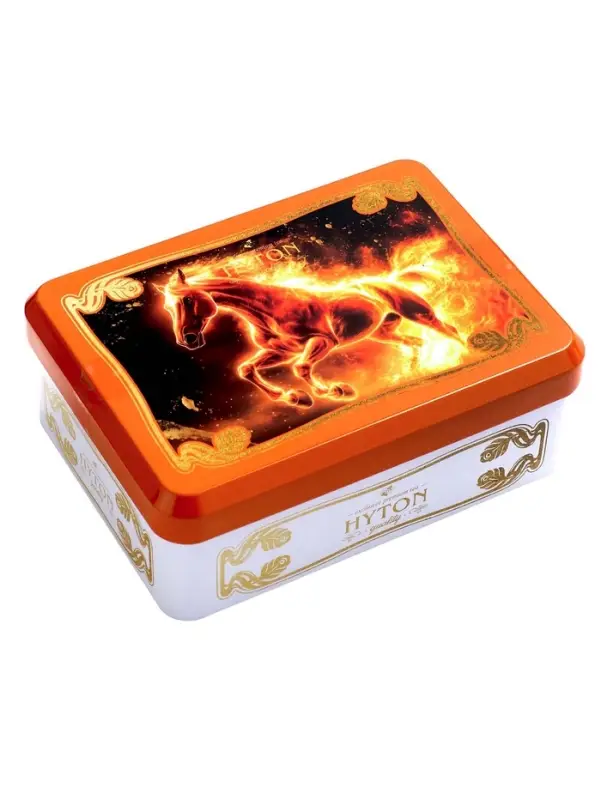Чай чёрный новогодний HYTON «Шкатулка оранжевая: огненная лошадь», 50 г Чай чёрный новогодний HYTON «Шкатулка оранжевая: огненная лошадь», 50 г