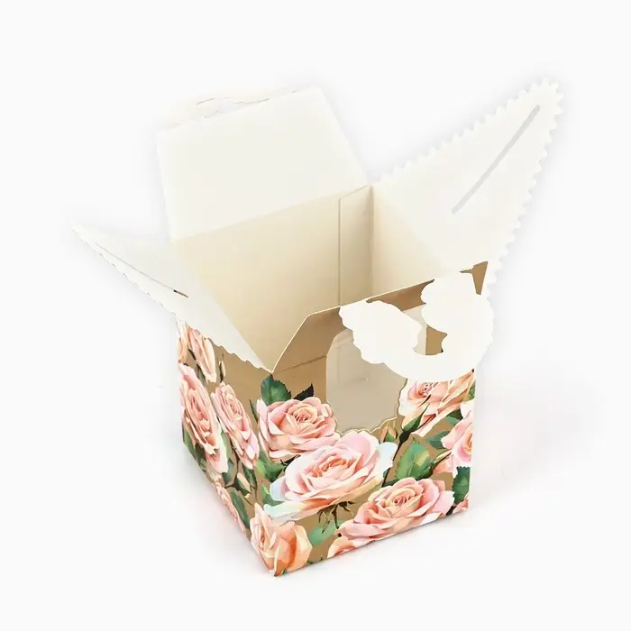 Коробка сборная «Для тебя» 9 х 11 х 9 см