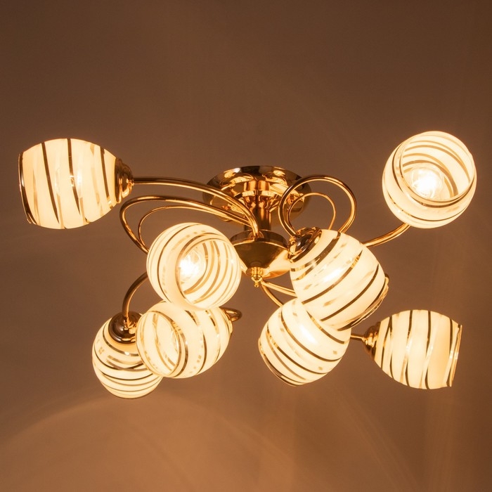 Люстра Люстра "Венда" 8х40Вт Е27 Золото МОДЕЛЬ: 2800089