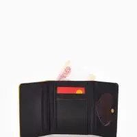 Кошелёк на кнопке, жёлтый