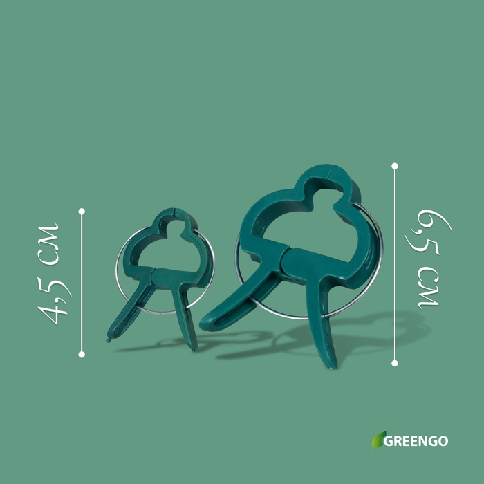 Набор для крепления растений: проволока - 18 м, прищепки - 18 шт., подвязки 24 см - 12 шт., Greengo