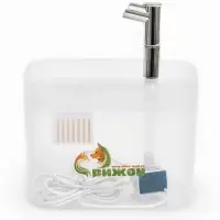 Фонтан для кошек и собак 1,5 л, 16,5 х 13 х 12 см, евророзетка, прозрачный Фонтан для кошек и собак 1,5 л, 16,5 х 13 х 12 см, евророзетка, прозрачный