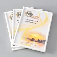 Фоторамка для фото "Vivo" 21х30 см,  набор 3 шт, (пластиковый экран), белый