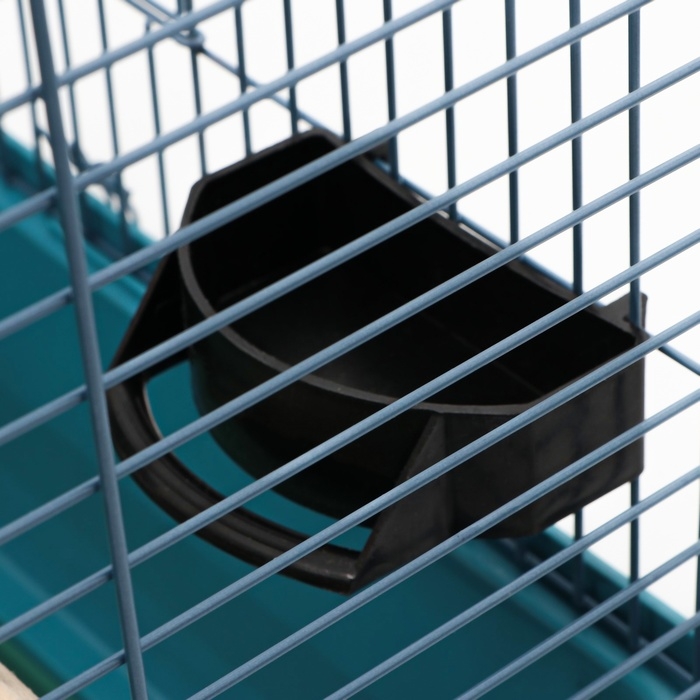 Клетка для птиц, Клетка для птиц, "Рикки max 3", с открывающимся верхом, 79 х 44 х 65 см, микс цветов