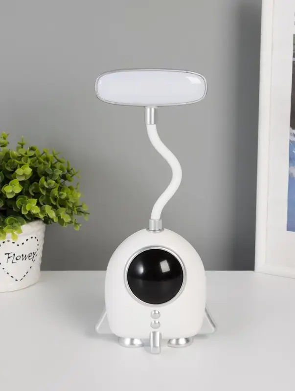 Ночник карандашница "Ракета" 6хLED 3Вт 5V USB АКБ 2 режима 7х11х27 см