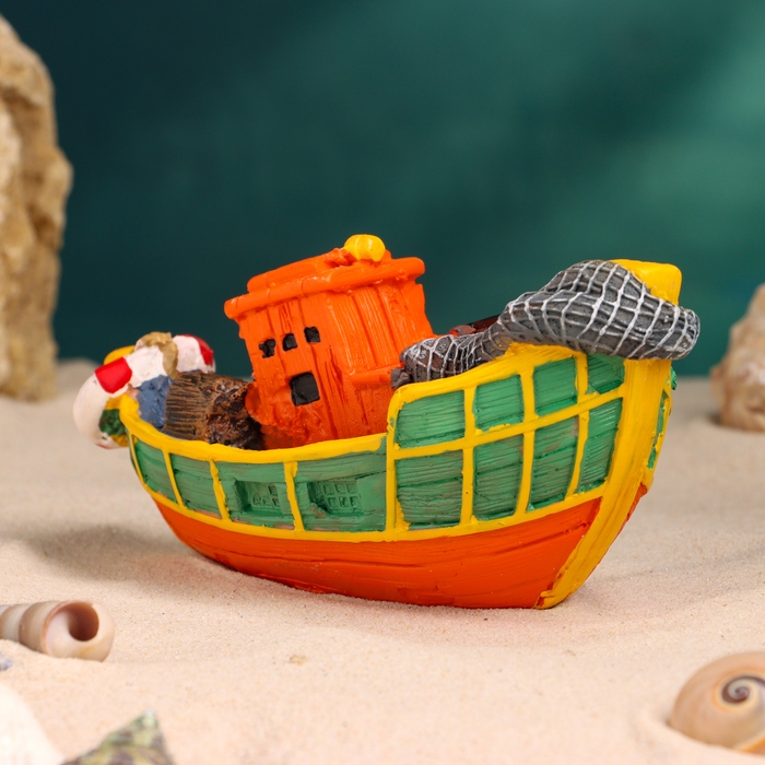 Корабль сувенирный  Корабль сувенирный "Рыбацкое судно" 16*7*7см