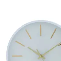 Часы настенные интерьерные &laquo;Терапо&raquo;, плавный ход, d=27.5 см, АА, белые