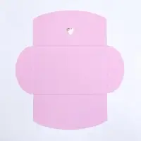 Конверт для подарочного сертификата, с тиснением, розовый, 10.5×7 см