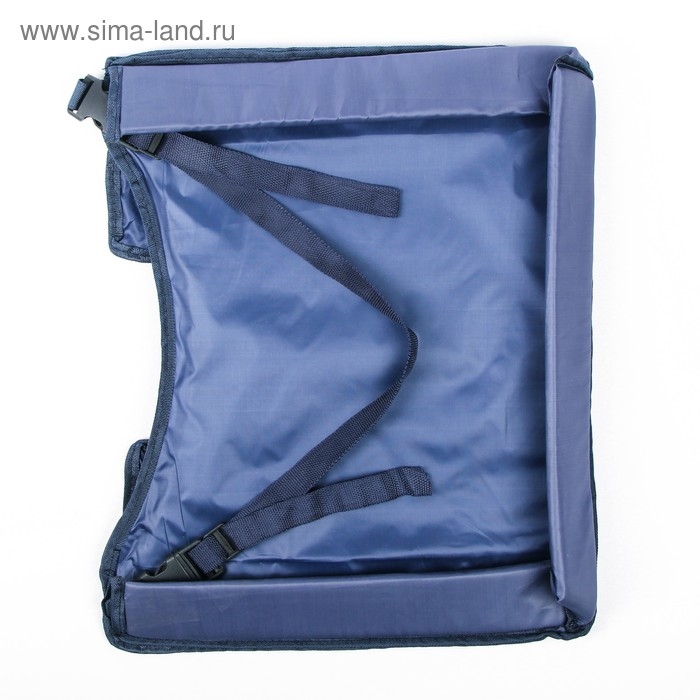 Столик-органайзер для детского автокресла 38х31 см, синий Столик-органайзер для детского автокресла 38х31 см, синий