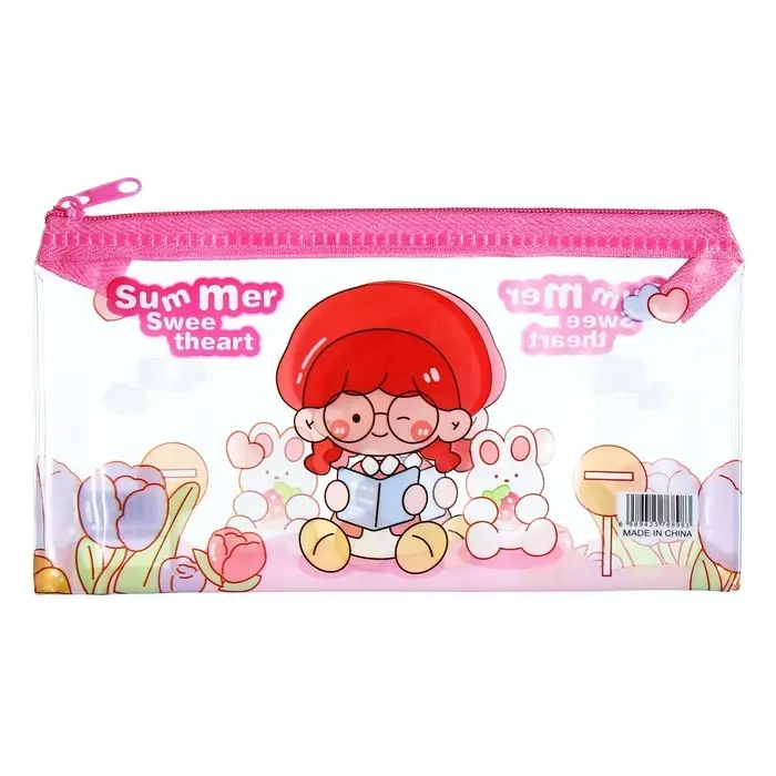 Пенал на молнии Пенал на молнии "Зверушки", МИКС