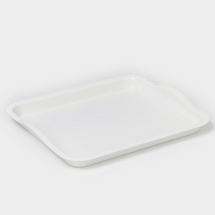 Поднос, универсальный, 25×29 см, цвет белый Поднос, универсальный, 25×29 см, цвет белый