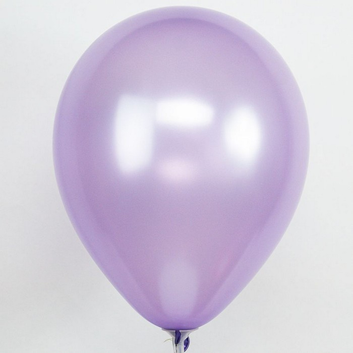 Шар латексный 12", металлик, набор 100 шт., МИКС