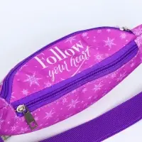 Сумка поясная детская для девочки, 25&times;6&times;13 см, Холодное сердце