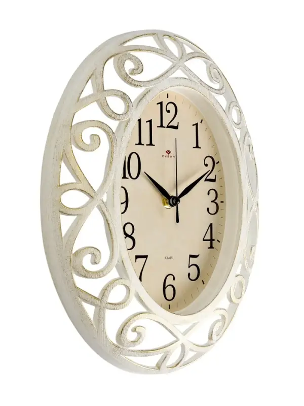 Часы настенные интерьерные &laquo;Витки&raquo;, бесшумные, плавный ход, 31&times;26 см