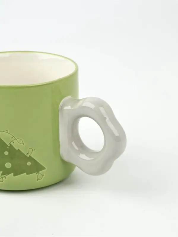 Кружка новогодняя керамическая &laquo;Новогодние радости&raquo;, 320 мл, ручная работа