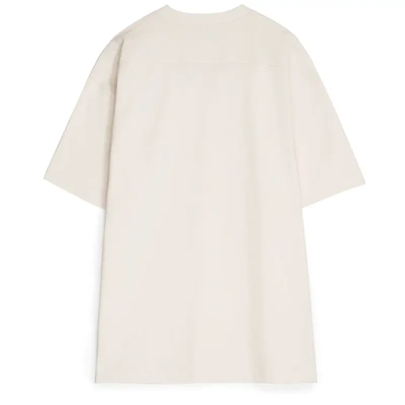 Футболка оверсайз унисекс Sideline, молочно-белая, размер M/L