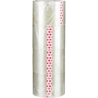 Клейкая лента 72ммх66мх45мкм, прозрач. 4 шт/уп